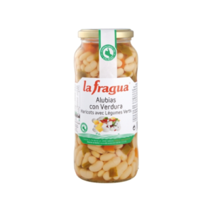 Alubias blancas con verdura