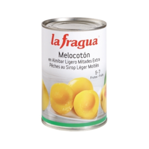 Melocotón en almibar ligero mitades extra
