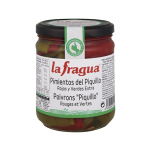 Pimientos del piquillo verde y rojo